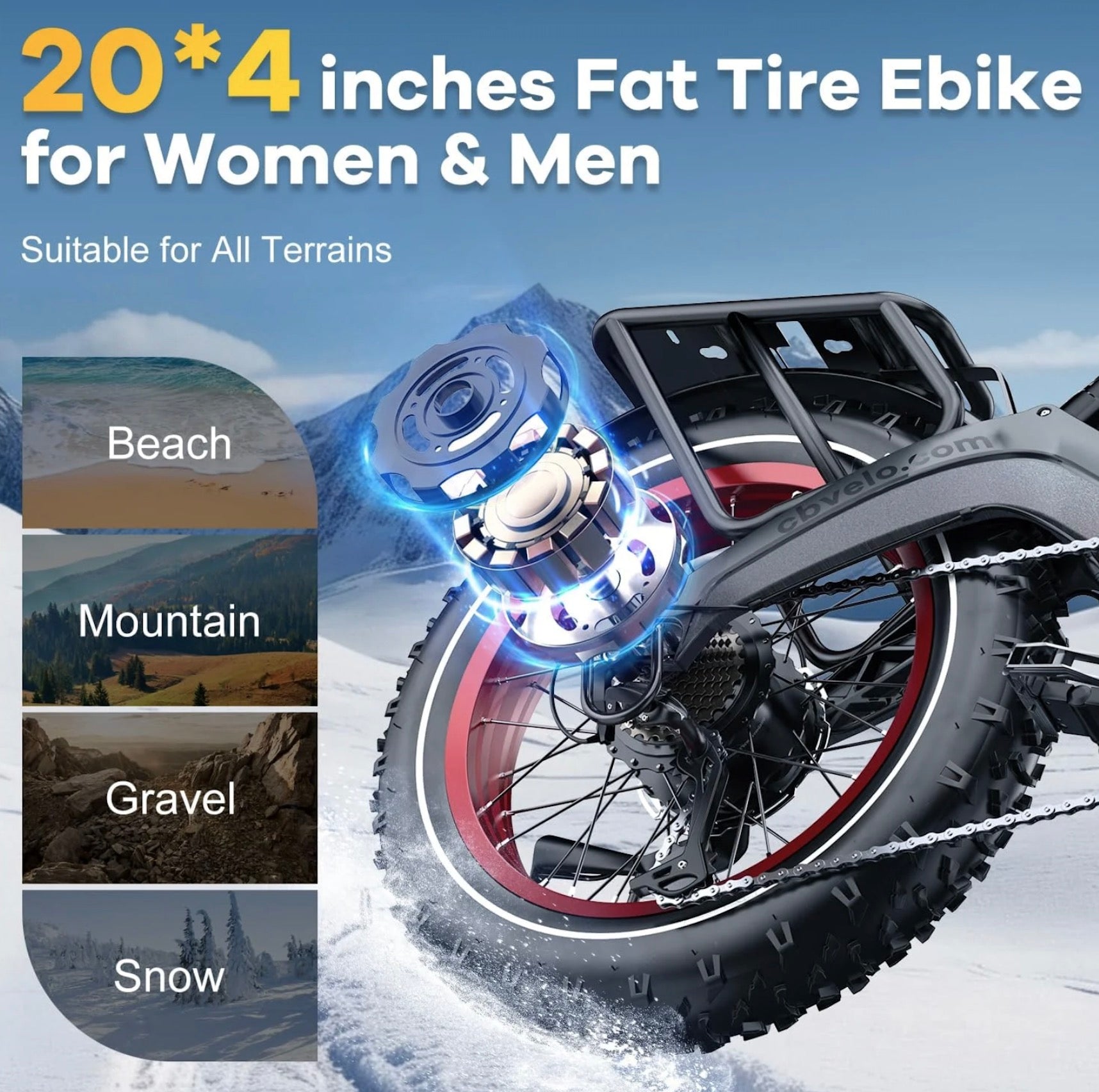 Electric Bike 100Mile Range - Limited Stock